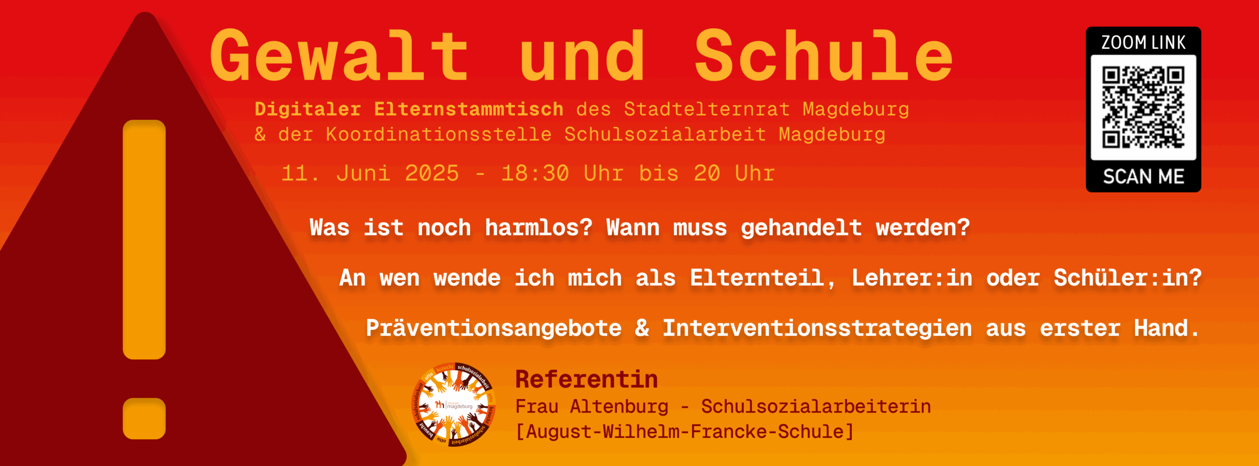 Gewalt und Schule Banner-Bild