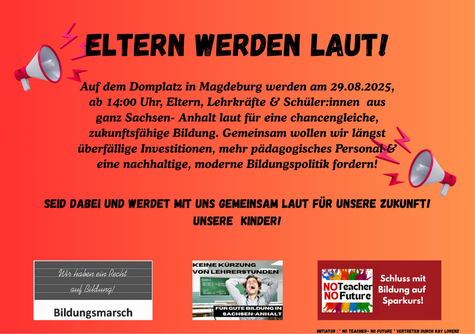 Eltern werden laut!